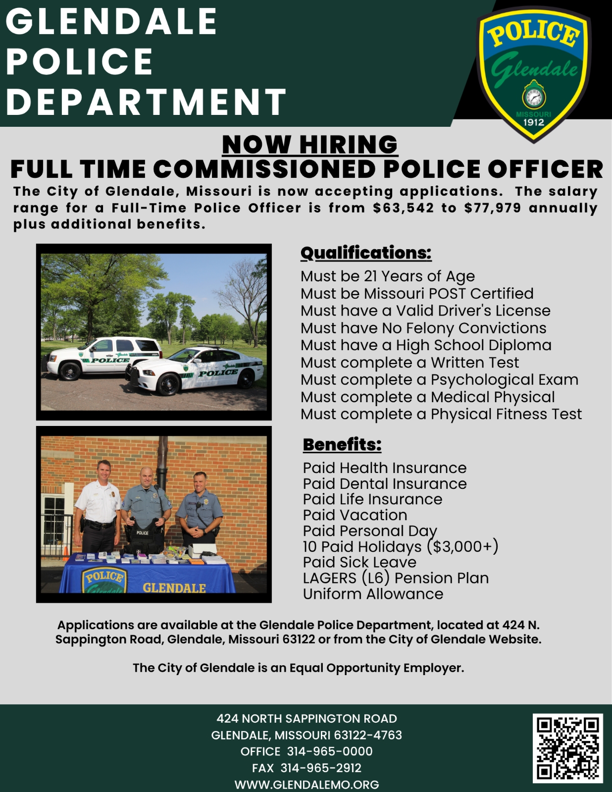 Now Hiring Police Officer Qualifications 2026 - Copy (3)